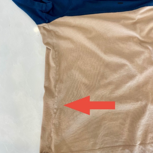 Share Massimo Dutti Designer Men’s Streetwear T-shirt Size Large Blue And Tan - Picture 7 of 8